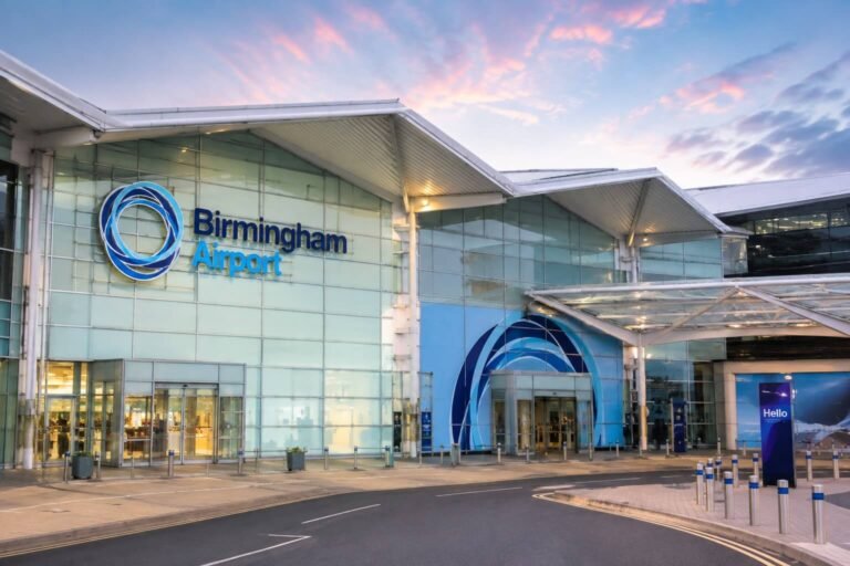 Birmingham Airport terminal for private transfers from Leicester