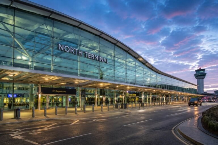 London Gatwick Airport terminal for private transfers from Leicester