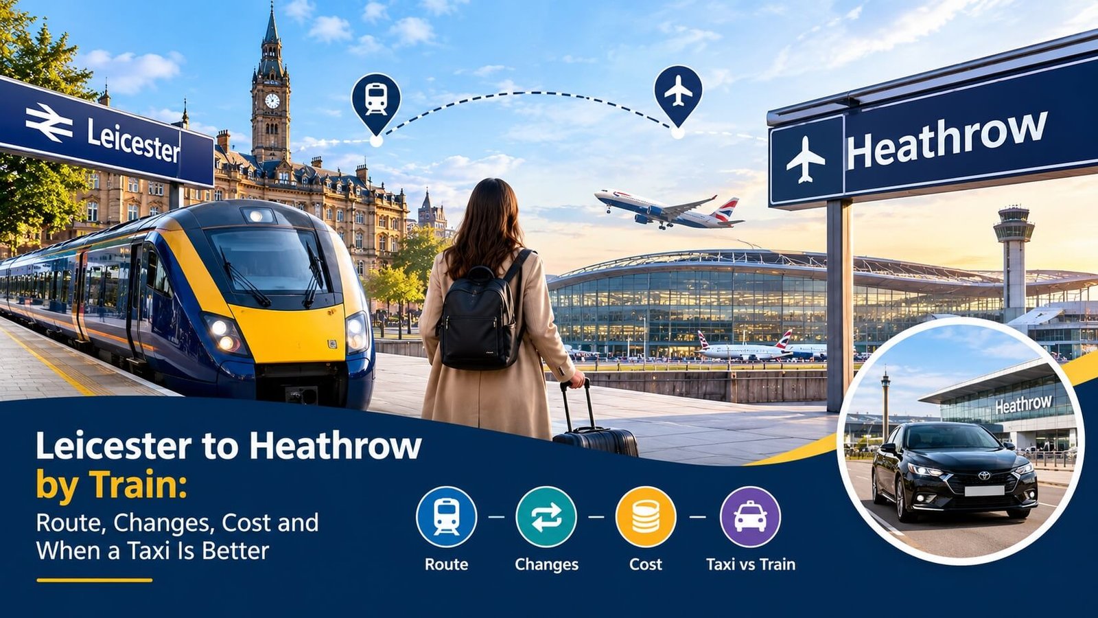 Leicester to Heathrow by Train: Route, Changes, Cost and When a Taxi Is Better